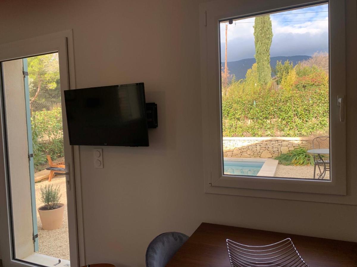 Villa Le Cabanon De Livia Avec Piscine Privee Cucuron Esterno foto