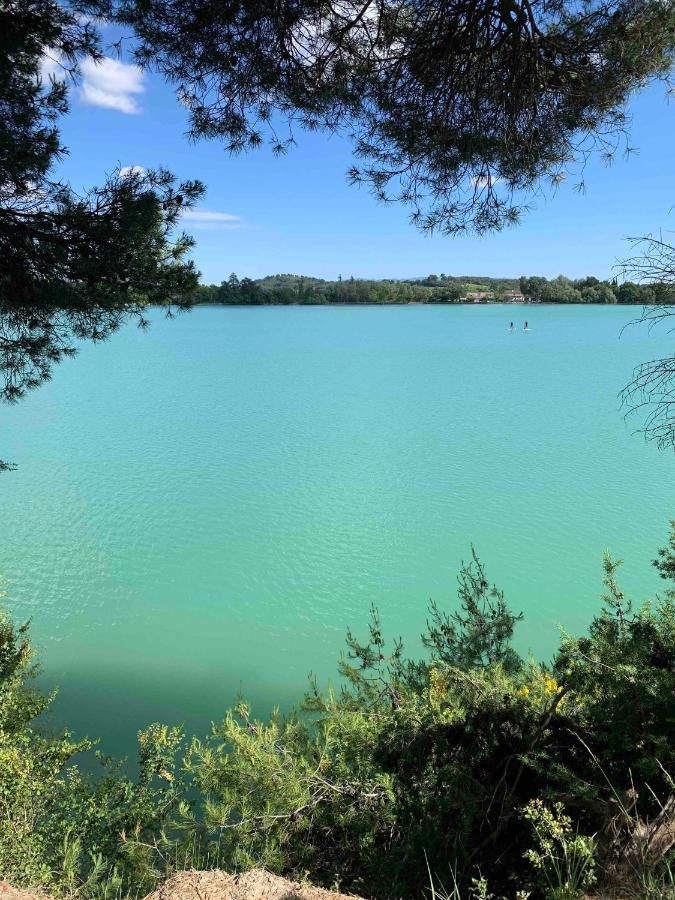 Villa Le Cabanon De Livia Avec Piscine Privee Cucuron Esterno foto